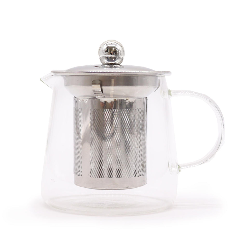 Glass Infuser Teapot - Flask Shape - 350ml