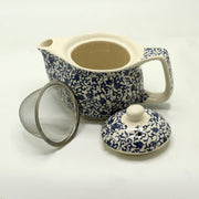 Blue Leaf Pattern Small Teapot