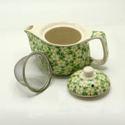 Green Daisy Small Teapot